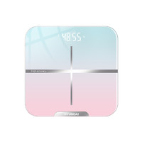 HYUNDAI 现代电器 SZ39 体脂秤 粉蓝