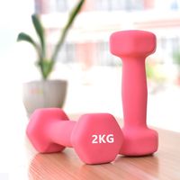 康维斯 小哑铃 女士一对2kg健身运动减肥器材家用男学生瘦臂瑜伽练胸亚铃