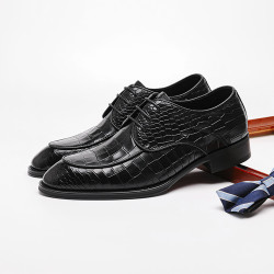 laoyeche老爷车2022春秋季皮鞋男商务休闲鞋结婚鞋舒适男商务鞋