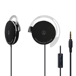 audio-technica 铁三角 ATH-EQ300iS 轻薄耳挂式运动跑步耳机有线通话耳机