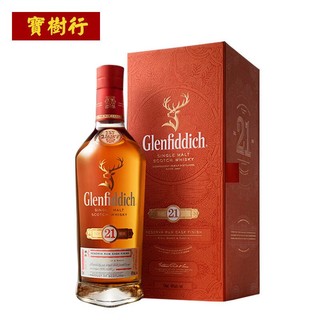 格兰菲迪 宝树行 格兰菲迪（Glenfiddich）单一麦芽纯麦威士忌进口洋酒 21年 格兰菲迪700ML