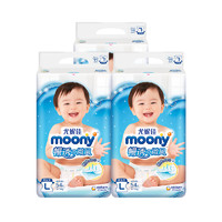 moony 日本进口Moony尤妮佳超薄透气尿不湿纸尿片纸尿裤L54*3