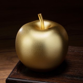 铜师傅 全铜苹果摆件