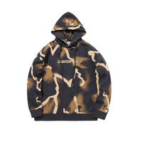 LI-NING 李宁 溯系列 男子运动卫衣 AWDQA33-1 黑黄沙色 XXL