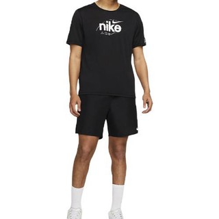 NIKE 耐克 Dri-fit Miler D.y.e. 男子运动T恤 DQ4735-010 黑色 M