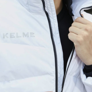 KELME 卡尔美 男子运动羽绒服 3881407 白色 XXXXL