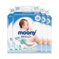 moony 婴儿纸尿裤 S84片*4包