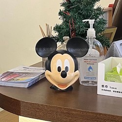 Disney 迪士尼 不想失业米奇头存钱罐可爱卡通桌面摆件米老鼠收纳罐客厅装饰礼物