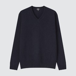 UNIQLO 优衣库 男士V领羊毛衫 443790