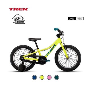 TREK 崔克 PRECALIBER 16英寸轻巧舒适耐用双手刹学骑儿童自行车直邮到家 电光绿色 单速