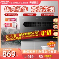 AUCMA 澳柯玛 抽吸油烟机家用侧吸大吸力按键官方新款厨房式220CJ009D(S)