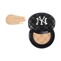 MLB 美国职棒大联盟 柔奢无瑕轻垫粉底液 高街黑款 #3W自然米白 14g