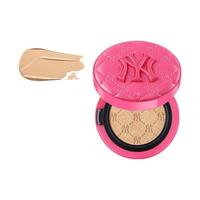 MLB 美国职棒大联盟 柔奢无瑕轻垫粉底液 野莓芭比款 #3W自然米白 14g