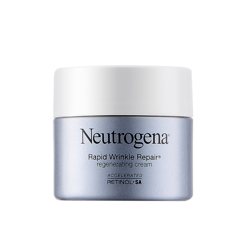 Neutrogena 露得清 护肤套装 (维A醇抗皱修护新生面霜48g+温和洁面皂40g*2)