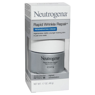 Neutrogena 露得清 护肤套装 (维A醇抗皱修护新生面霜48g+温和洁面皂40g*2)