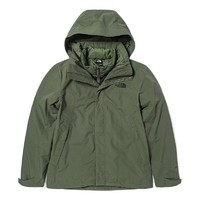 THE NORTH FACE 北面 男子三合一冲锋衣 NF0A81QS-NYC 绿色 XXXL