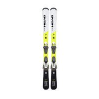 HEAD 海德 SUPERSHAPE TEAM EASY JRS 儿童滑雪双板 白色/黄色 137cm