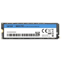 Lexar 雷克沙 NM610 PRO NVMe M.2固态硬盘 2TB