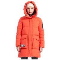 BOSIDENG 波司登 极寒系列 女士中长款羽绒服 B90142032 靓橙色 200/116A