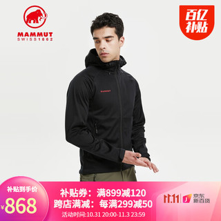 MAMMUT 猛犸象 Clion Advanced 男子软壳衣 1011-21163 黑色 XL