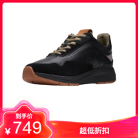 Clarks 其乐 CoastLite Lo 英伦骑士系列 运动休闲鞋 黑色