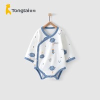 Tongtai 童泰 四季1-18月婴幼儿衣服棉偏开家居包屁衣连体衣
