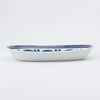 Prime会员：AITO 陶瓷餐具  28.5×16cm 现代蓝