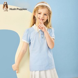 Hush Puppies 暇步士 女童短袖Polo衫2022新夏[HPPXGD02CP563]