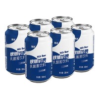 秋林 奶啤乳酸菌风味 300ml*6 罐