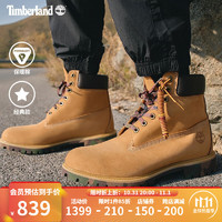 Timberland添柏岚踢不烂男鞋大黄靴马丁靴户外休闲防水皮革|6717B 6717BW/小麦色 41