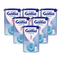 Gallia 佳丽雅 欧洲直邮Gallia 达能佳丽雅2段标准型婴儿奶粉830g*6罐(6-12个月)