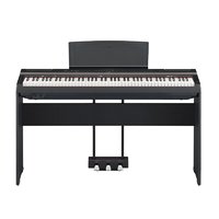 PLUS会员：YAMAHA 雅马哈 P系列 P-125B 电钢琴 88键重锤 黑色 单机+琴架+三踏板