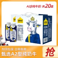 认养一头牛 A2酪蛋白纯牛奶250ml*10盒*2提适合孩子