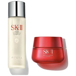 SK-II 神仙水230ml+大紅瓶面霜50g+溫和潔面120g sk2護膚品套裝520禮物