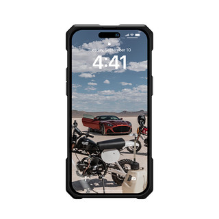 UAG iPhone 14 pro Max 塑料手机壳 磁吸尊贵皮革黑