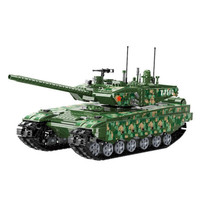 QMAN 启蒙 战地系列 23014 99A主战坦克 积木模型