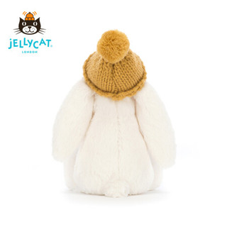 jELLYCAT 2022新品害羞温暖邦尼兔白色 可爱公仔毛绒玩具安睡小玩偶生日礼物 害羞温暖邦尼兔白色 H18 X W9 CM