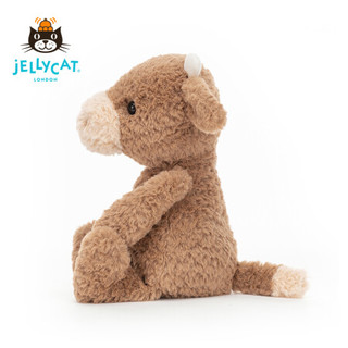 jELLYCAT 2022新品汤宝塔夫特牛 毛绒玩具安抚睡觉抱枕玩偶生日礼物送礼可爱公仔 汤宝塔夫特牛 H20 X W9 CM