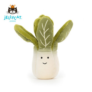 jELLYCAT 2022新品活泼小白菜 可爱公仔毛绒玩具安睡小玩偶生日礼物 活泼小白菜 H17 X W6 CM