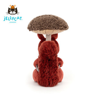 jELLYCAT 采蘑菇小松鼠 可爱公仔儿童安抚毛绒玩具玩偶生日礼物 采蘑菇小松鼠 H20 X W9 CM
