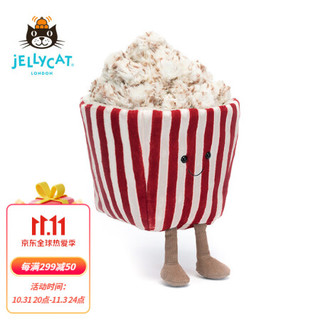 jELLYCAT 2022新品趣味爆米花 可爱公仔毛绒玩具小玩偶生日礼物 趣味爆米花 H18 X W13 CM