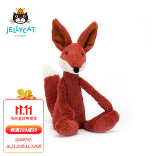 jELLYCAT 2022新品哈克狐狸 可爱公仔毛绒玩具安睡小玩偶生日礼物 哈克狐狸 H30 X W10 CM