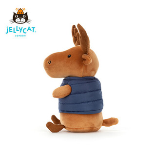 jELLYCAT 露营麋鹿 柔软毛绒玩具安抚睡觉抱枕玩偶生日礼物送礼可爱公仔 露营麋鹿 H18 X W19 CM