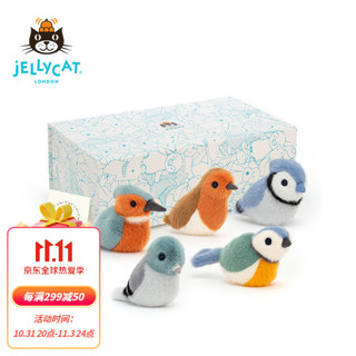 jELLYCAT 博德林鸟礼盒 毛绒玩具公仔玩偶生日礼物送 博德林鸟礼盒