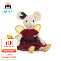 jELLYCAT 圣诞新品 糖果精灵小老鼠 可爱公仔儿童安抚毛绒玩具玩偶生日礼物 糖果精灵小老鼠 H37 X W9 CM