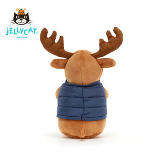 jELLYCAT 露营麋鹿 柔软毛绒玩具安抚睡觉抱枕玩偶生日礼物送礼可爱公仔 露营麋鹿 H18 X W19 CM