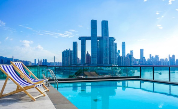 住南滨路78m05套房周末不加价重庆喜马拉雅行政公馆连住两晚含双早