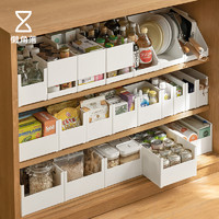 LCSHOP 懒角落 橱柜收纳盒厨房用品整理盒水槽下杂物收纳筐桌面零食储物盒