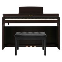 KAWAI 卡瓦依  CN系列 CN201 电钢琴 88键全配重键盘 黑色 琴凳礼包