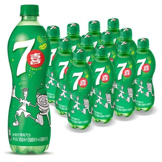 pepsi 百事 可乐 7喜 七喜 7up 柠檬味 果味汽水 碳酸饮料 550ml*12瓶 百事出品 新老包装随机发货